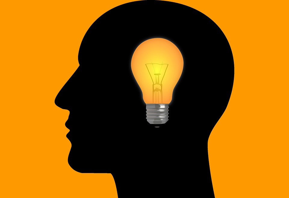 Lightbulb in head turned on | Job Recruiters Kent